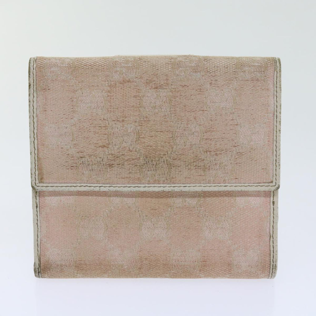 GUCCI GG Canvas Wallet 3Set Beige Pink ti1312