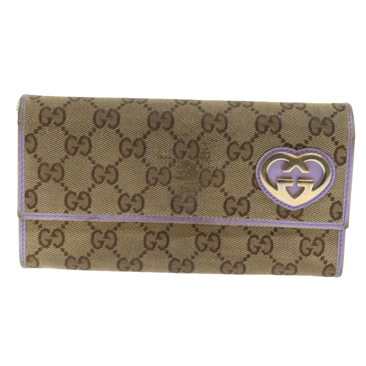GUCCI GG Canvas Wallet 3Set Beige Pink ti1312
