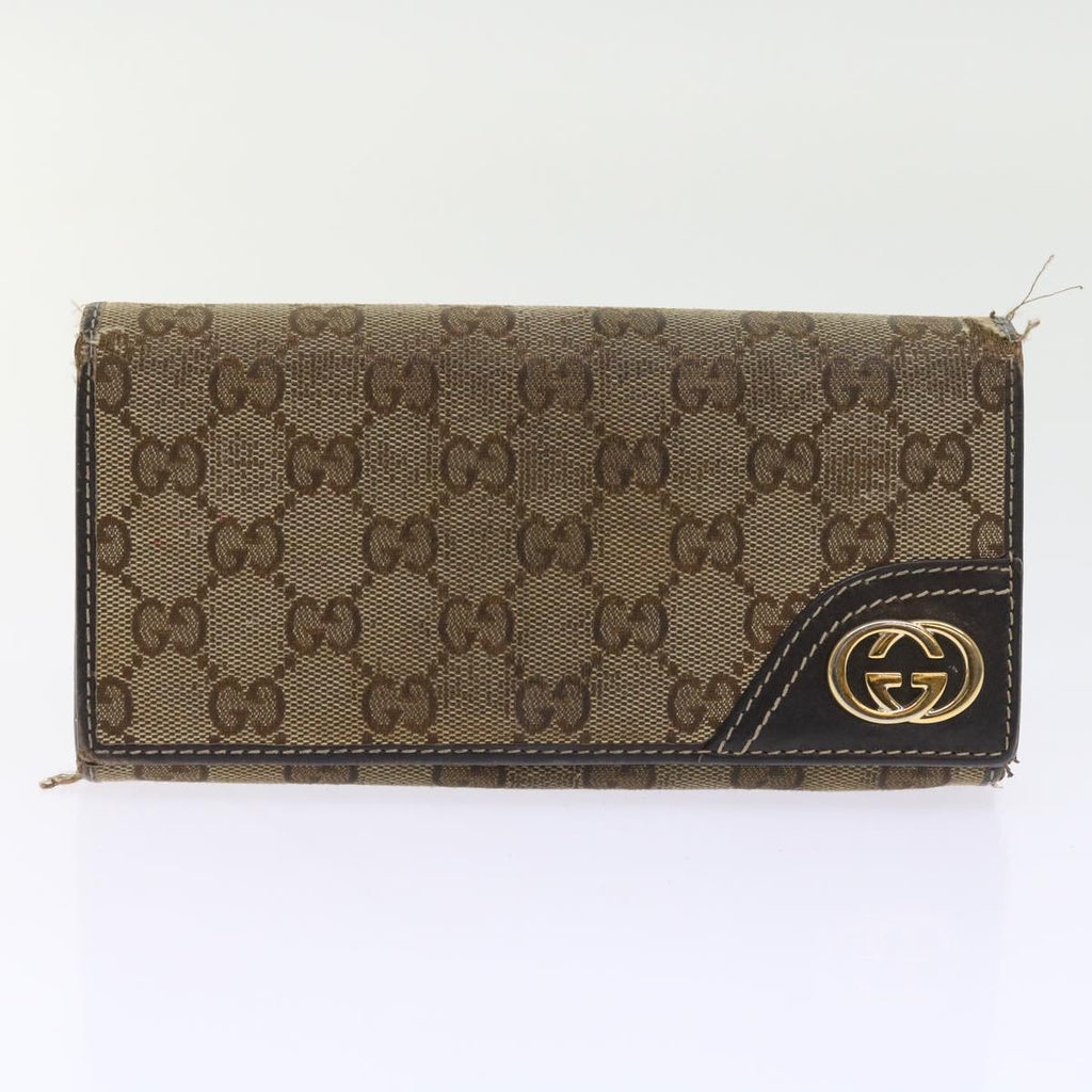 GUCCI GG Canvas Wallet 3Set Beige Pink ti1312