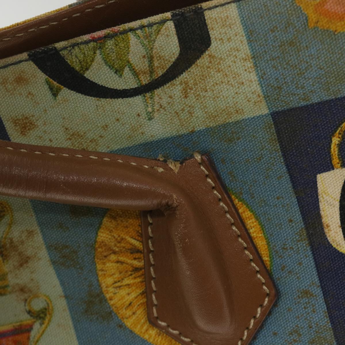 GUCCI Tote Bag Canvas Multicolor ti1331