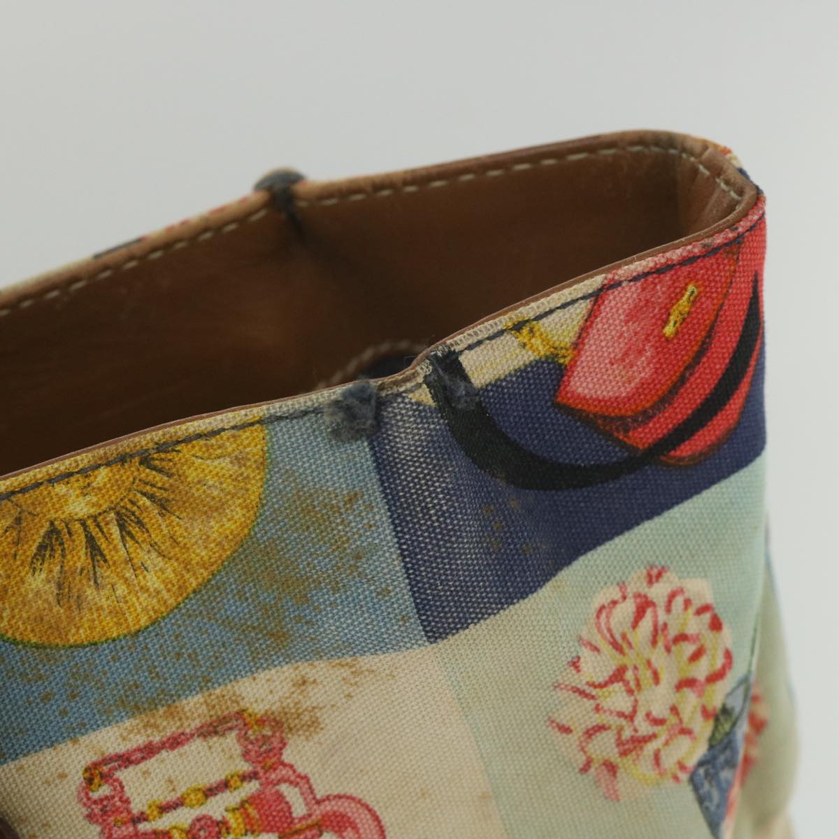 GUCCI Tote Bag Canvas Multicolor ti1331