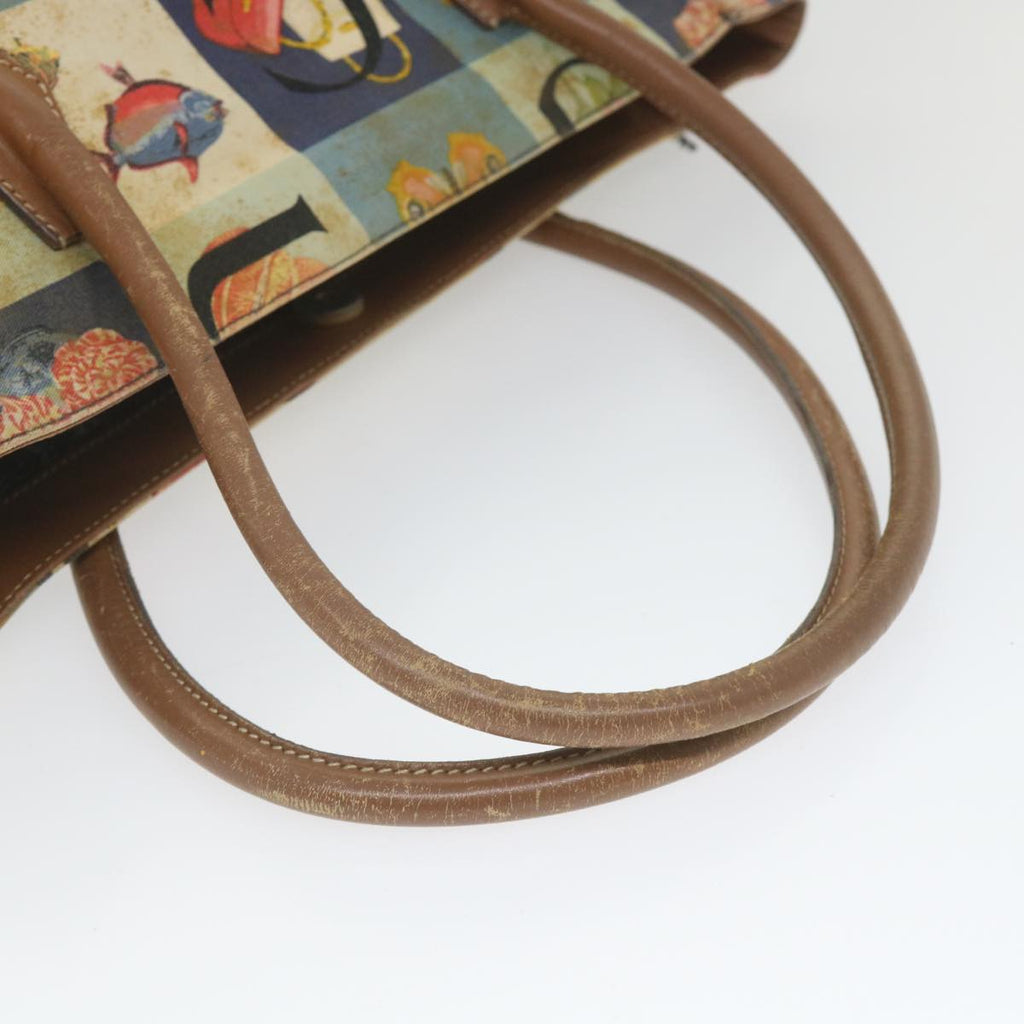 GUCCI Tote Bag Canvas Multicolor ti1331