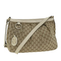GUCCI GG Canvas Shoulder Bag Beige 296834 ti1339