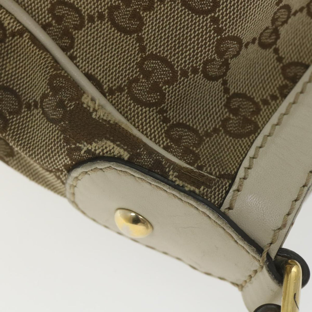GUCCI GG Canvas Shoulder Bag Beige 296834 ti1339