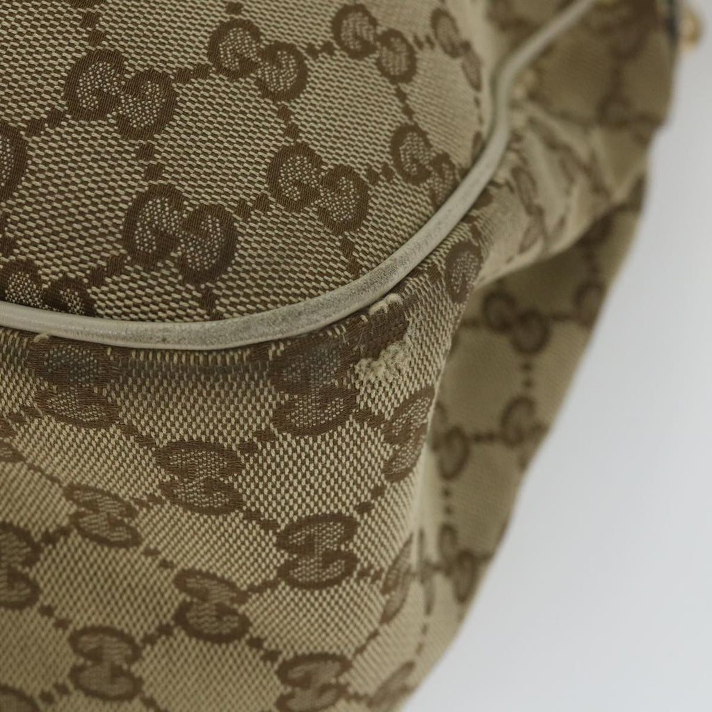 GUCCI GG Canvas Shoulder Bag Beige 296834 ti1339