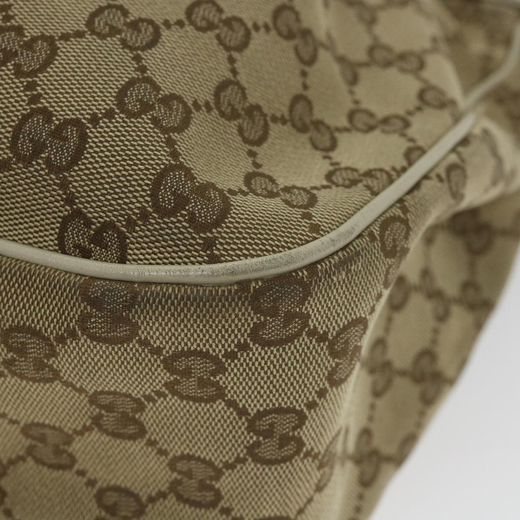 GUCCI GG Canvas Shoulder Bag Beige 296834 ti1339