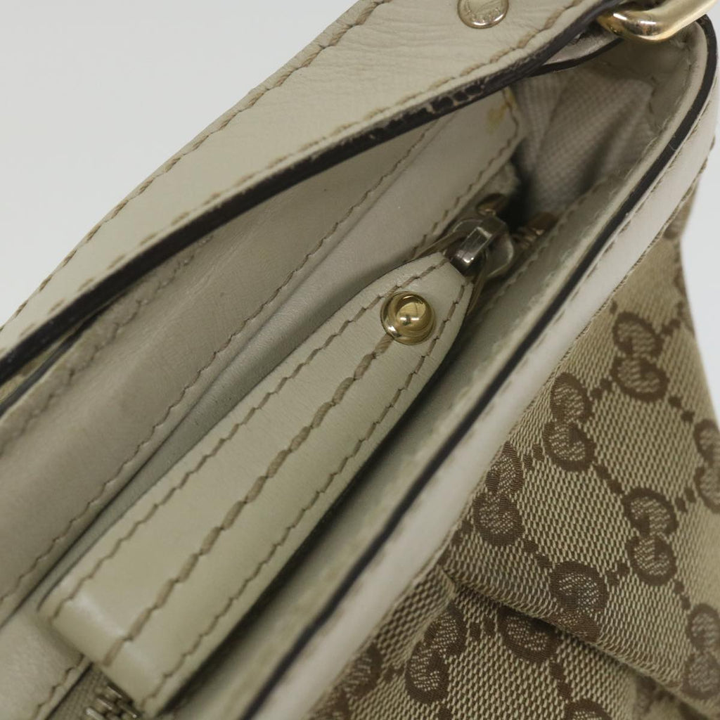 GUCCI GG Canvas Shoulder Bag Beige 296834 ti1339