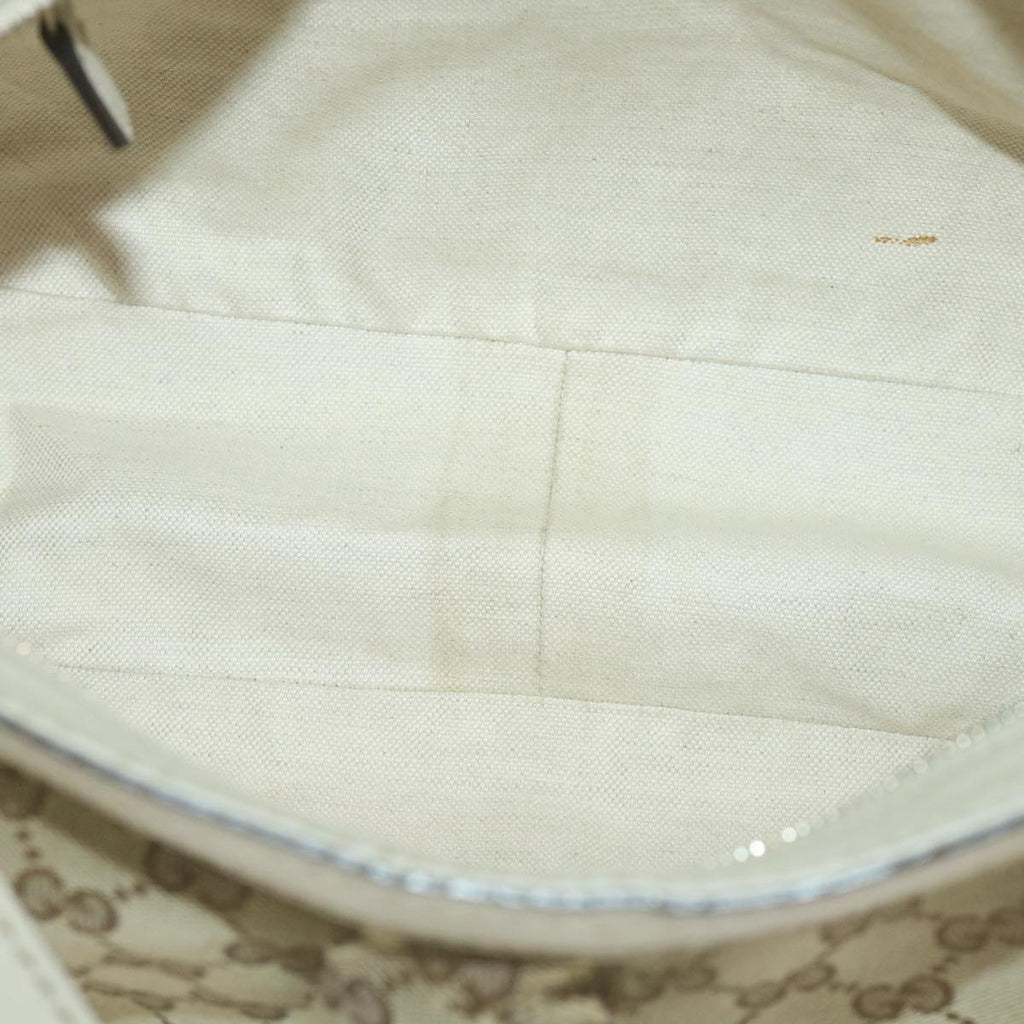 GUCCI GG Canvas Shoulder Bag Beige 296834 ti1339