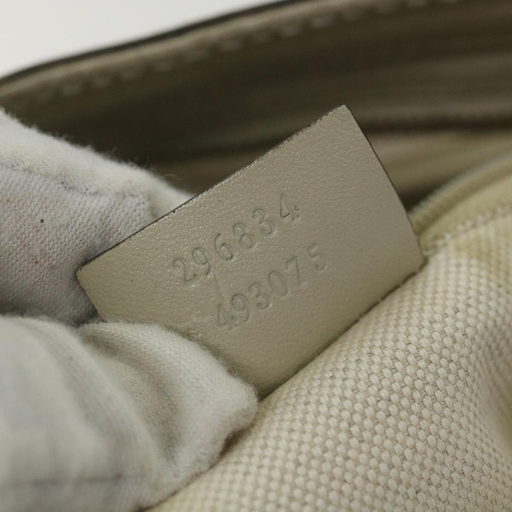 GUCCI GG Canvas Shoulder Bag Beige 296834 ti1339