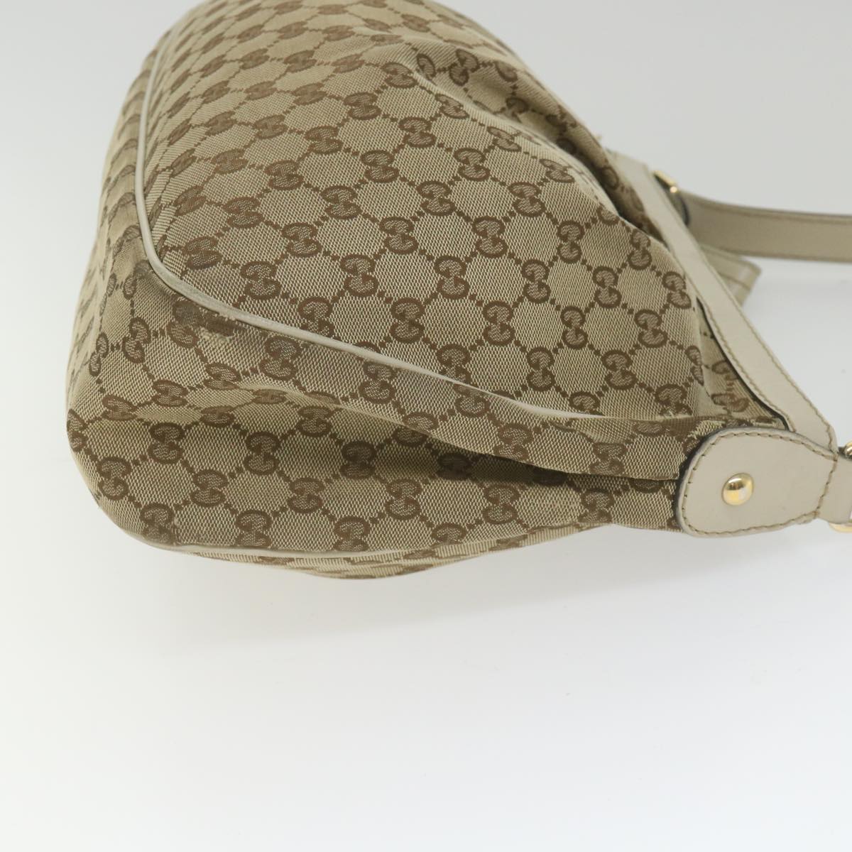 GUCCI GG Canvas Shoulder Bag Beige 296834 ti1339