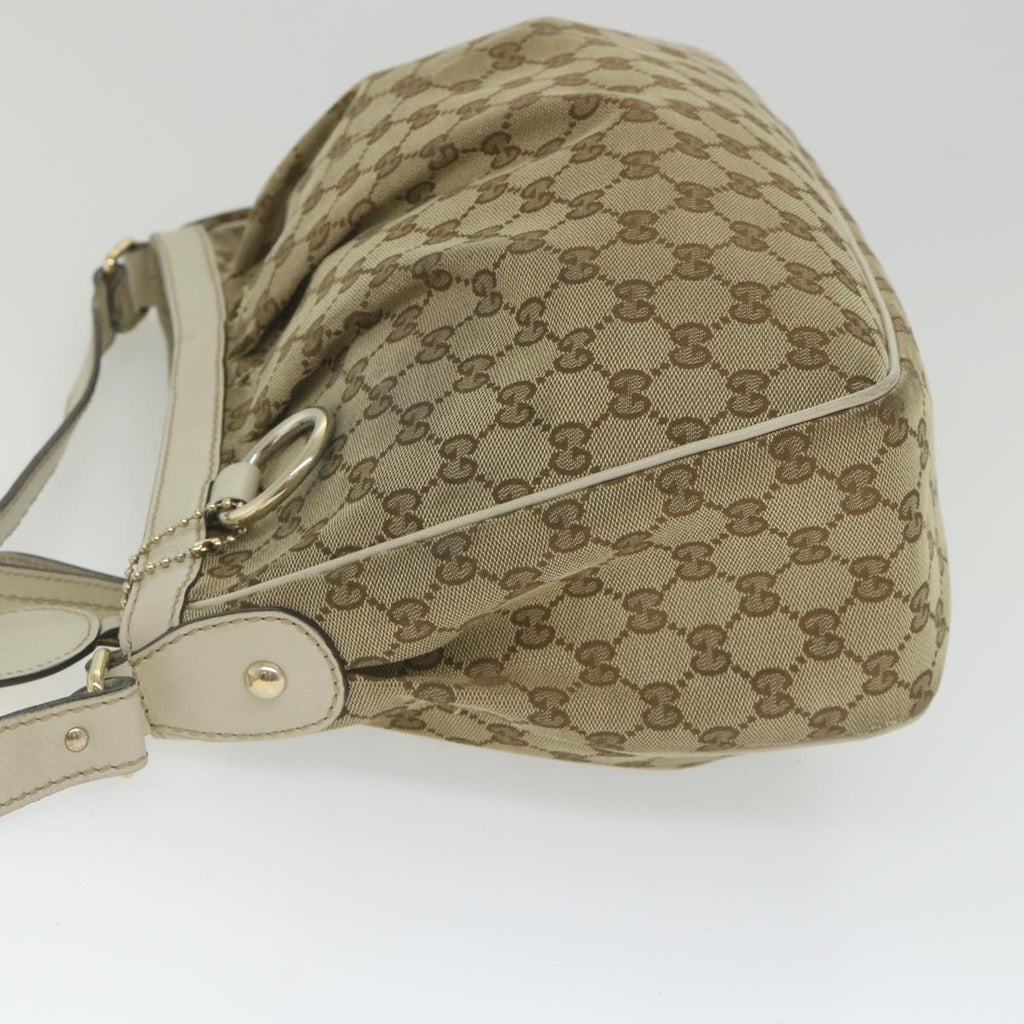 GUCCI GG Canvas Shoulder Bag Beige 296834 ti1339
