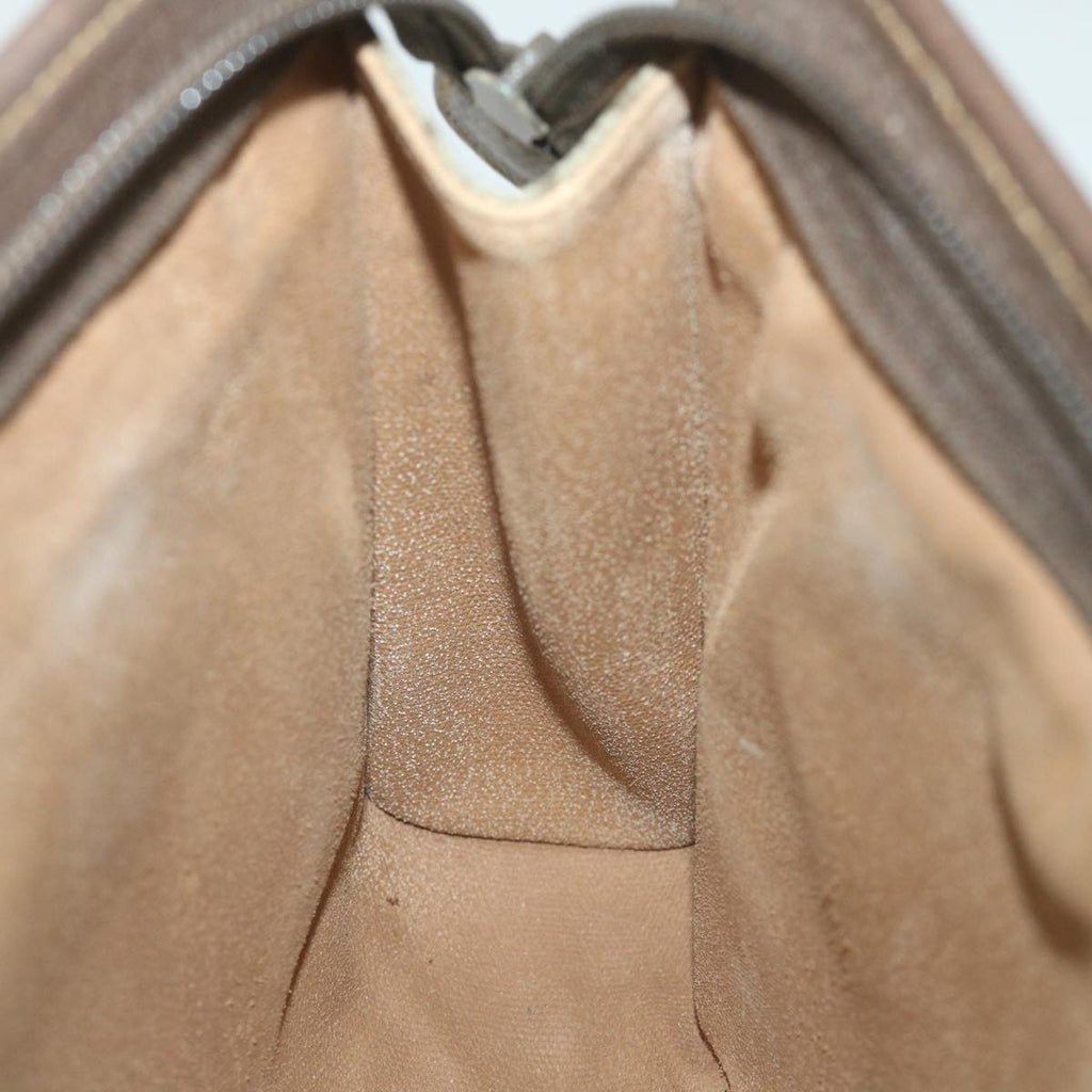 GUCCI GG Supreme Clutch Bag PVC Leather Beige 014 122 ti1356