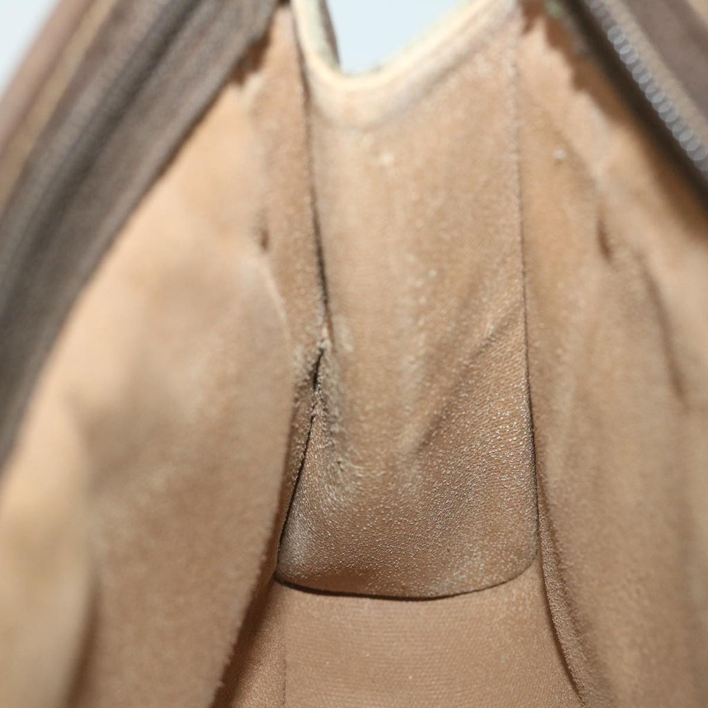 GUCCI GG Supreme Clutch Bag PVC Leather Beige 014 122 ti1356