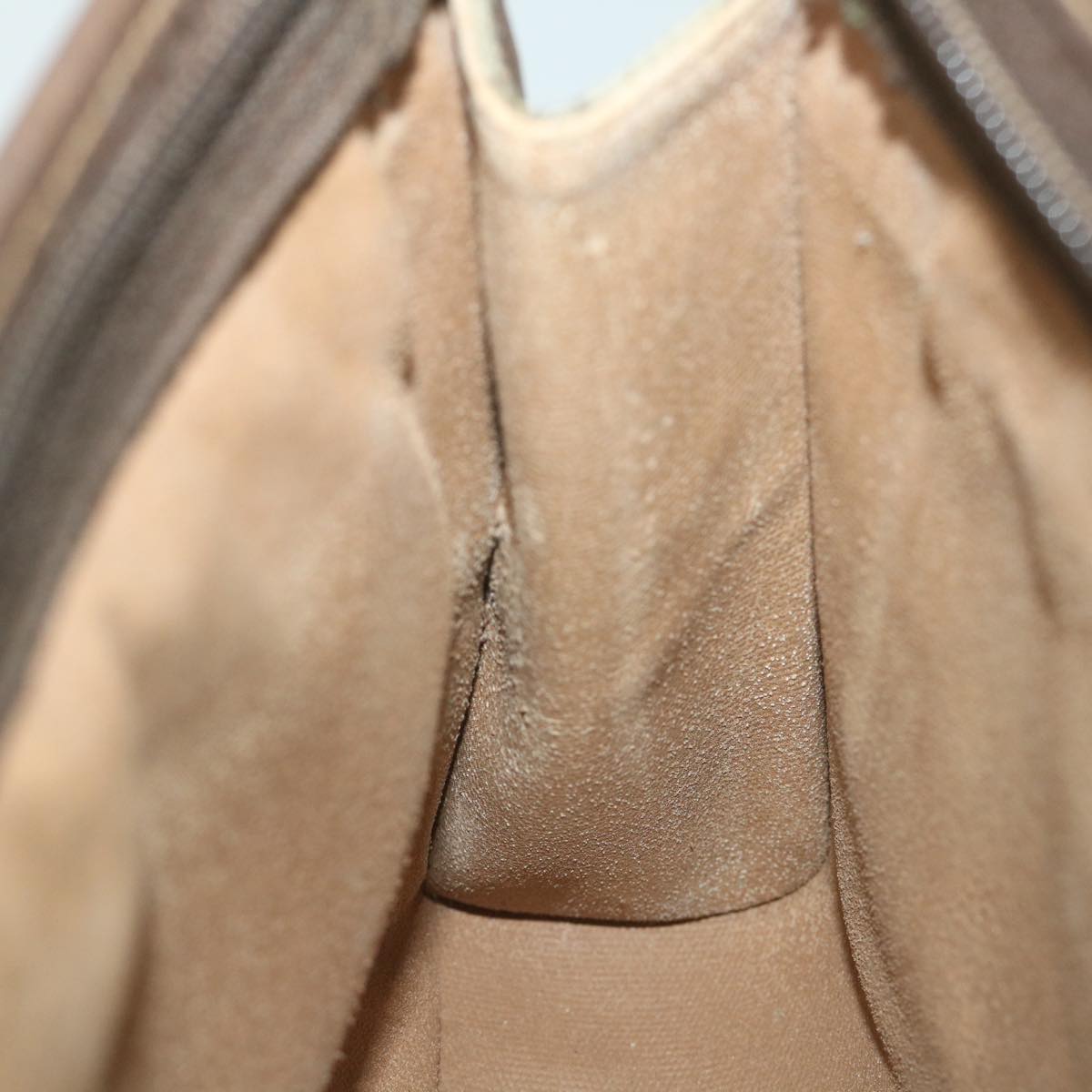 GUCCI GG Supreme Clutch Bag PVC Leather Beige 014 122 ti1356