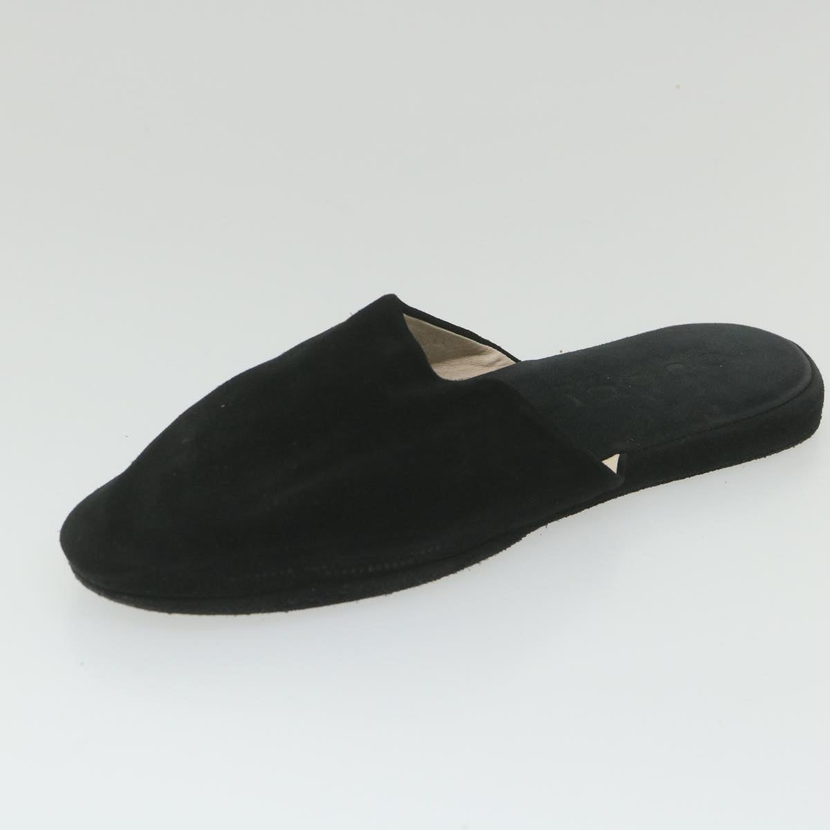 GUCCI Slipon Suede 41 Black ti1358