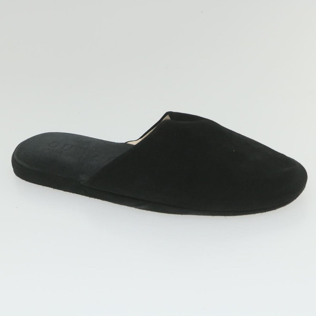 GUCCI Slipon Suede 41 Black ti1358