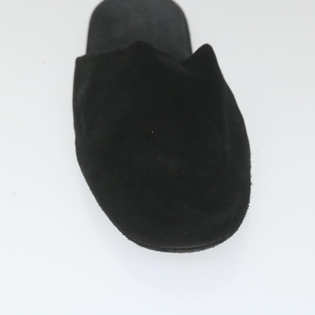GUCCI Slipon Suede 41 Black ti1358