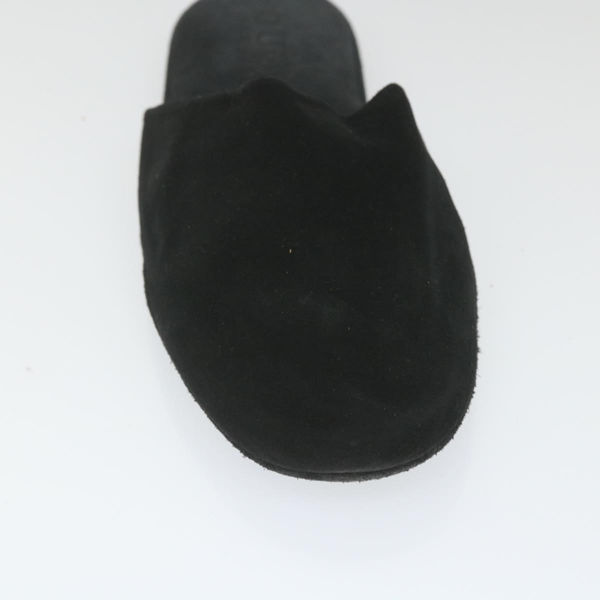 GUCCI Slipon Suede 41 Black ti1358