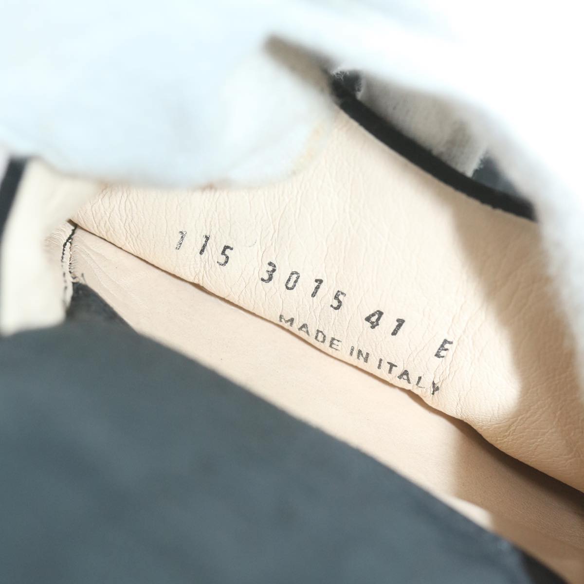 GUCCI Slipon Suede 41 Black ti1358