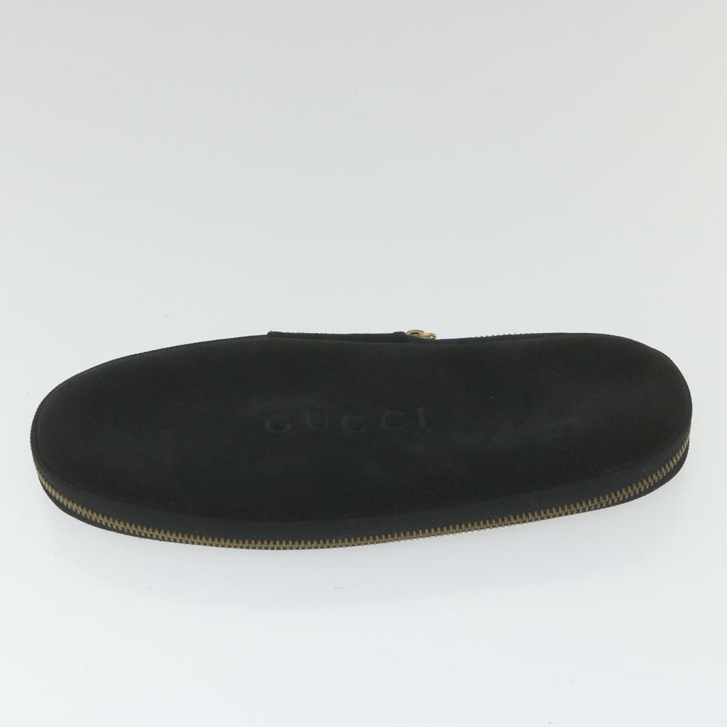 GUCCI Slipon Suede 41 Black ti1358