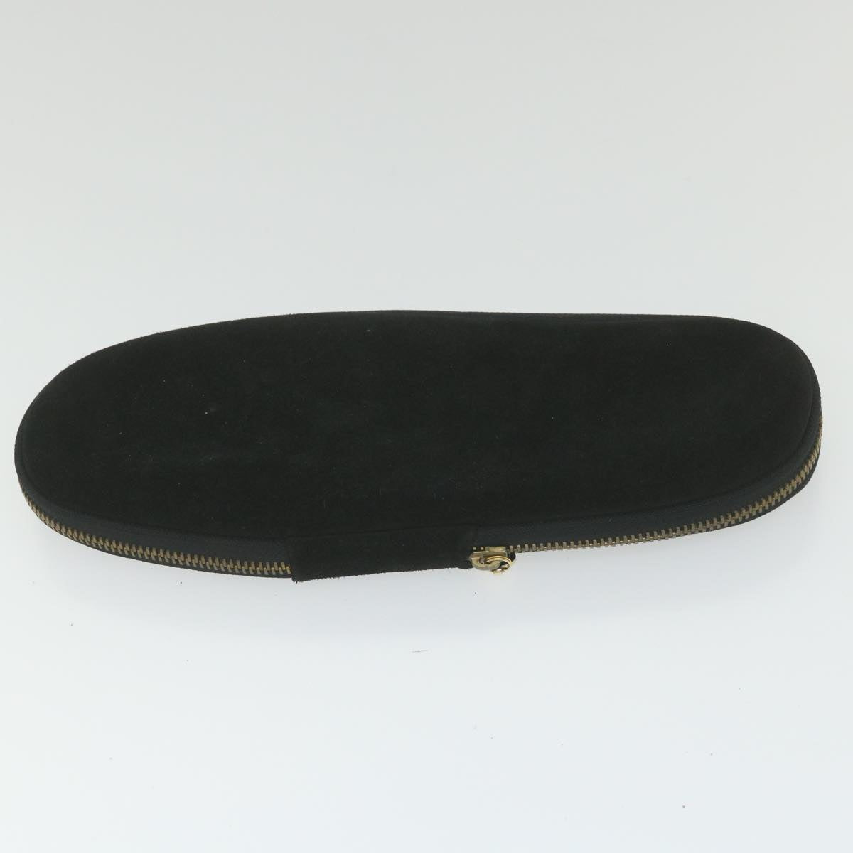 GUCCI Slipon Suede 41 Black ti1358