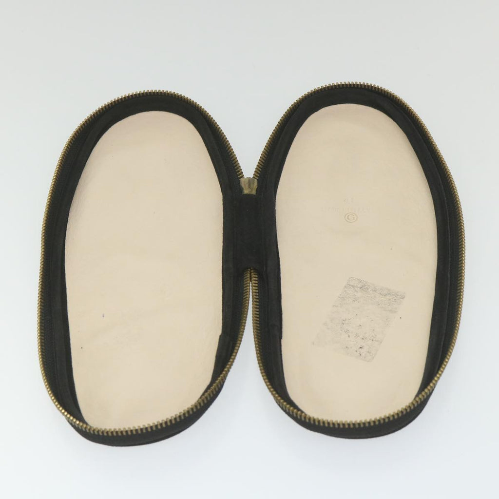 GUCCI Slipon Suede 41 Black ti1358