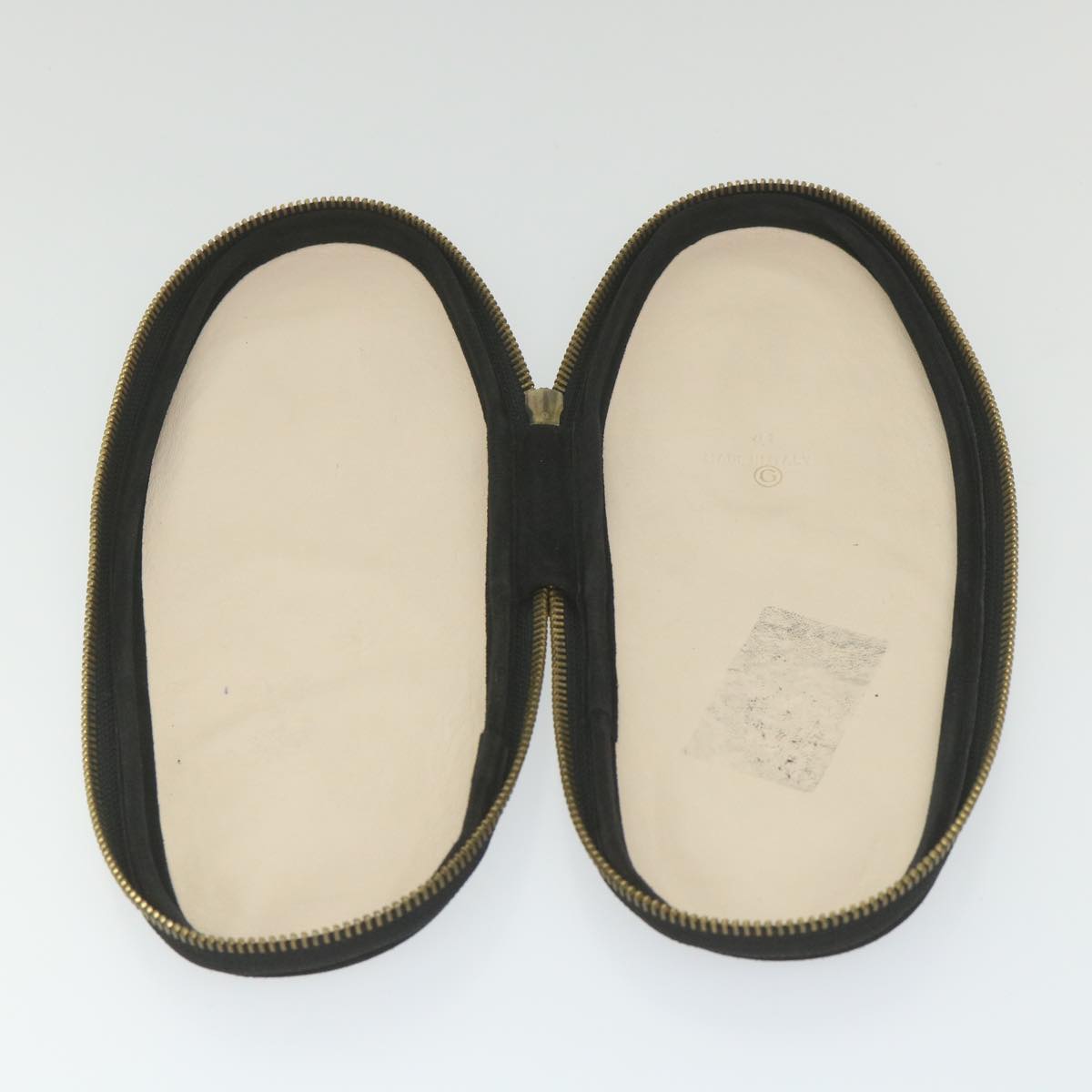 GUCCI Slipon Suede 41 Black ti1358