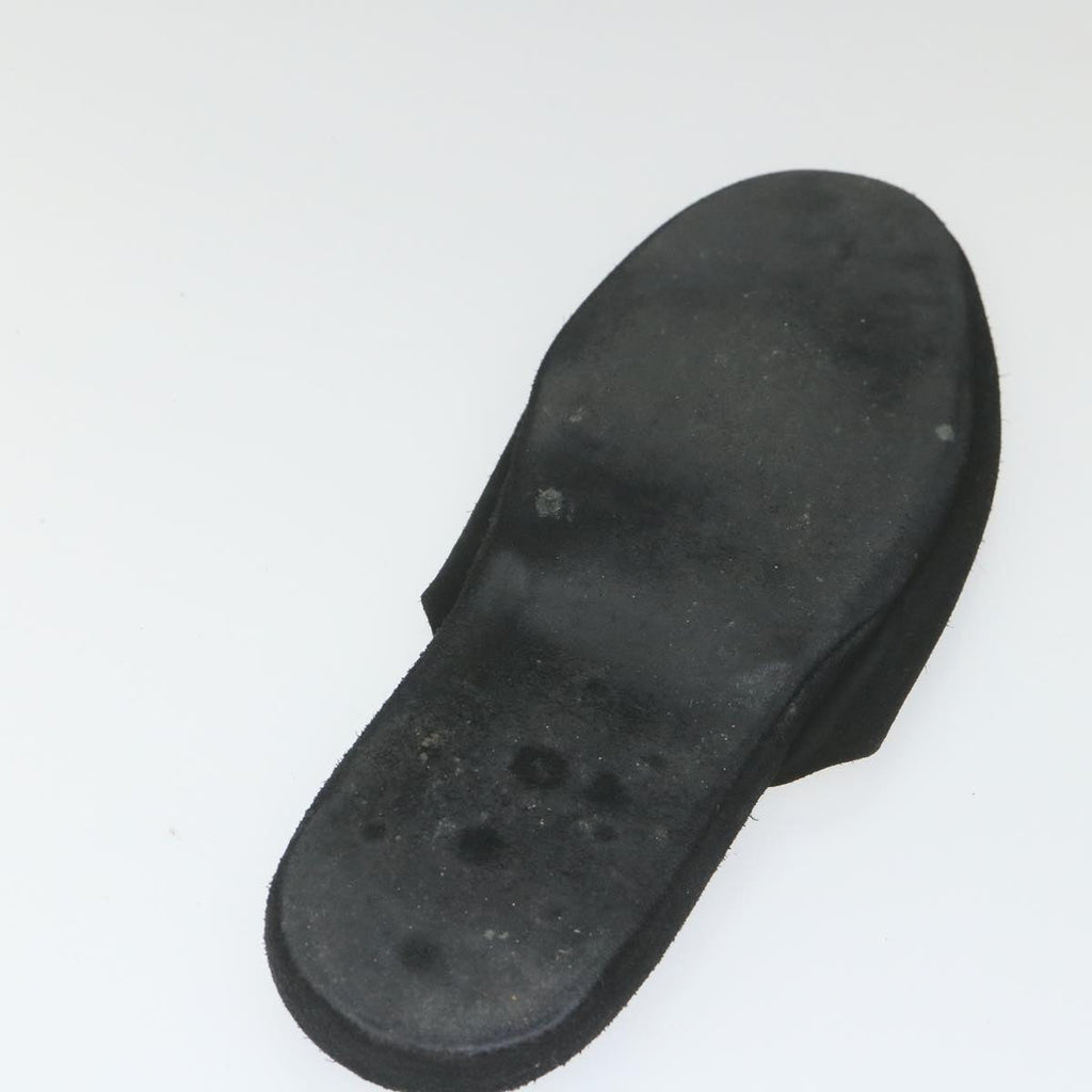 GUCCI Slipon Suede 41 Black ti1358