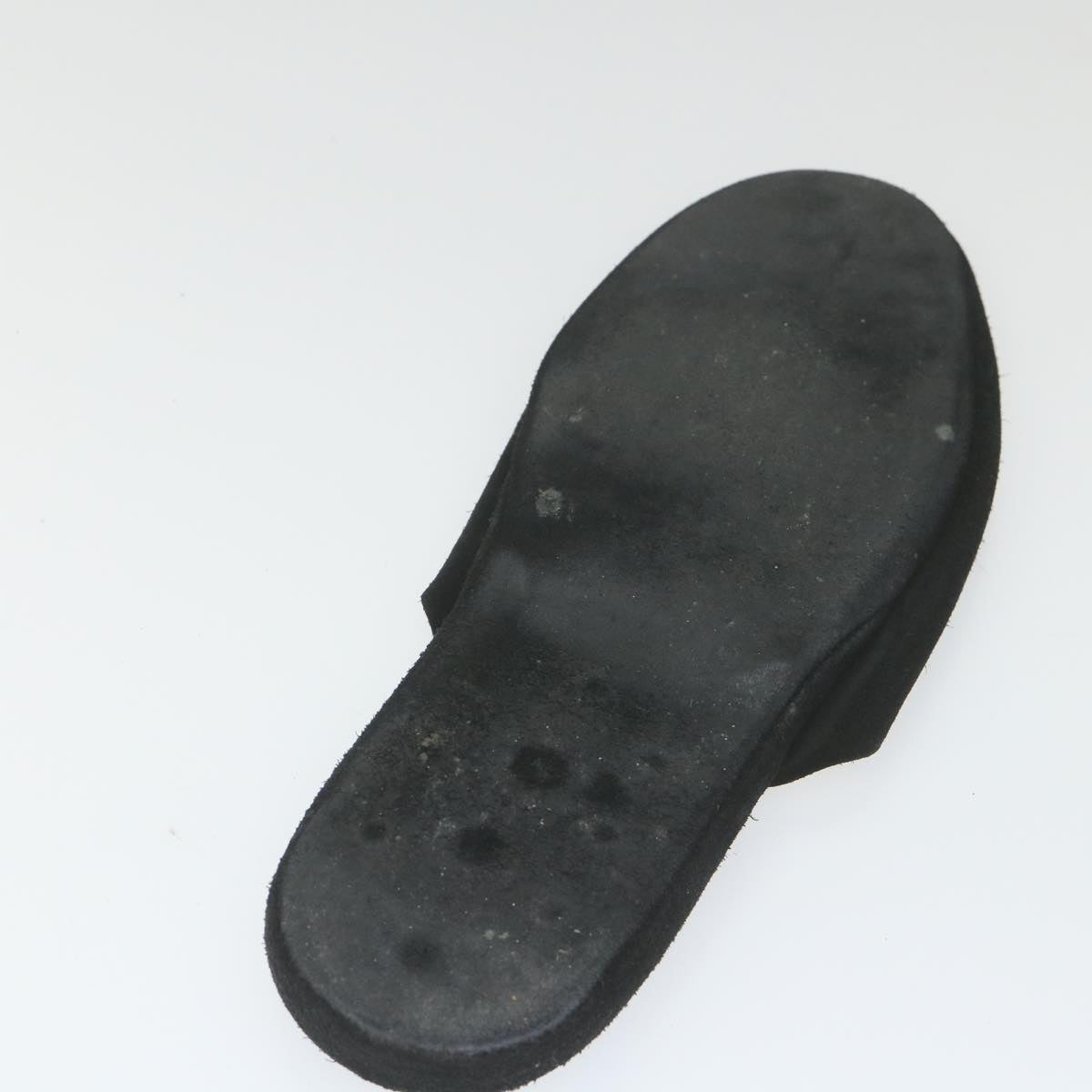 GUCCI Slipon Suede 41 Black ti1358