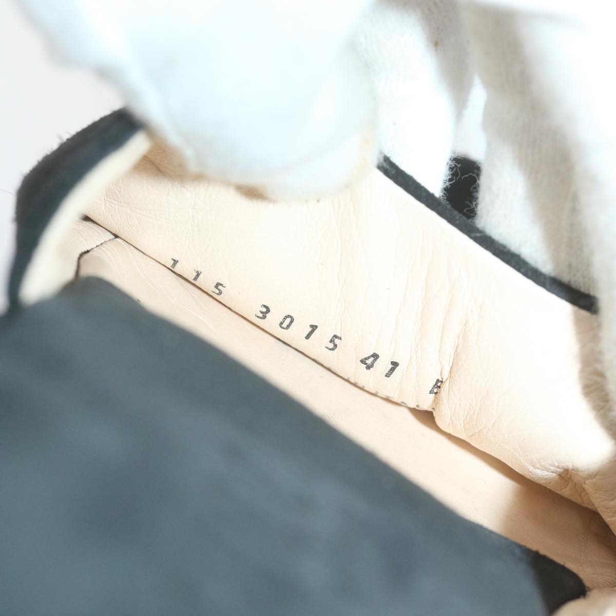 GUCCI Slipon Suede 41 Black ti1358
