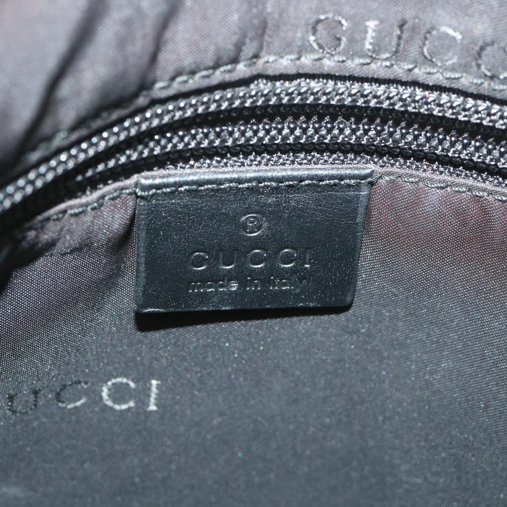 GUCCI Shoulder Bag Canvas Black 019 0336 002058 ti1359