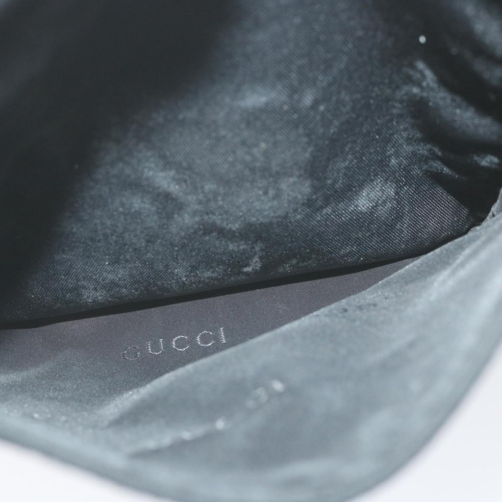 GUCCI Shoulder Bag Canvas Black 019 0336 002058 ti1359