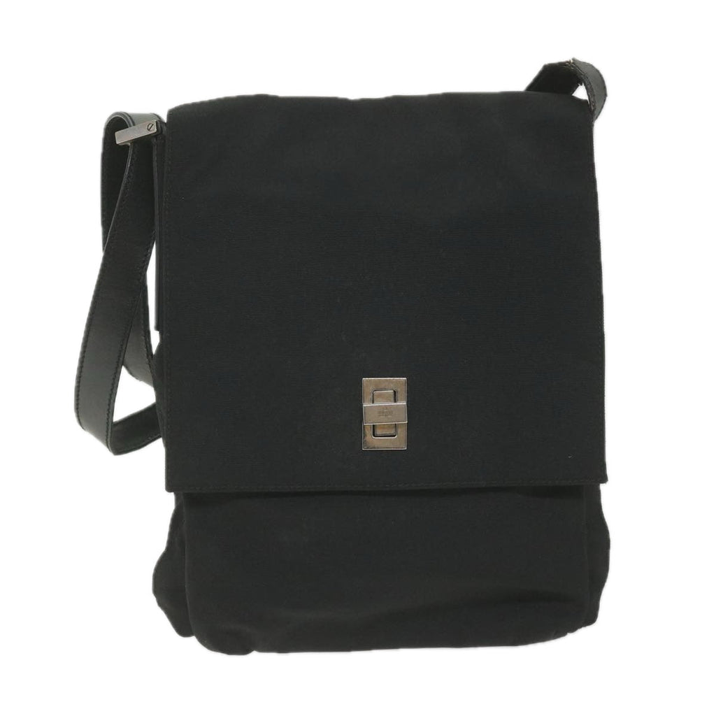 GUCCI Shoulder Bag Canvas Black 019 0336 002058 ti1359