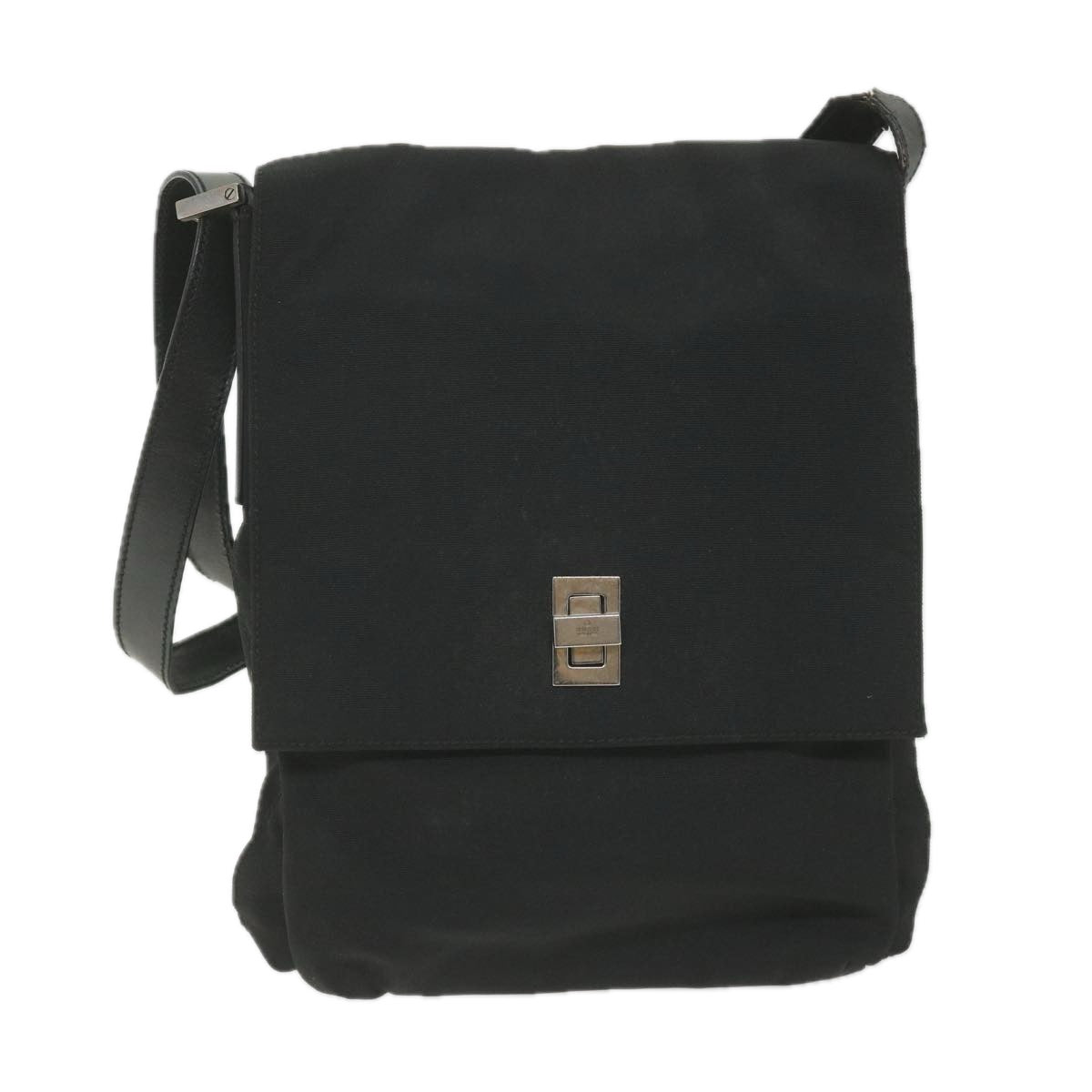 GUCCI Shoulder Bag Canvas Black 019 0336 002058 ti1359