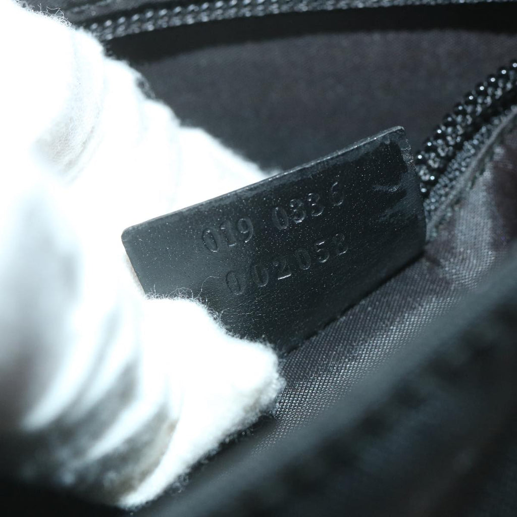 GUCCI Shoulder Bag Canvas Black 019 0336 002058 ti1359
