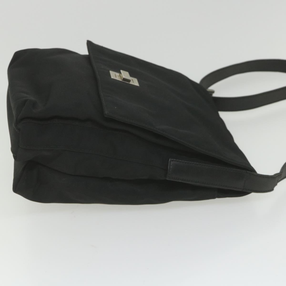 GUCCI Shoulder Bag Canvas Black 019 0336 002058 ti1359