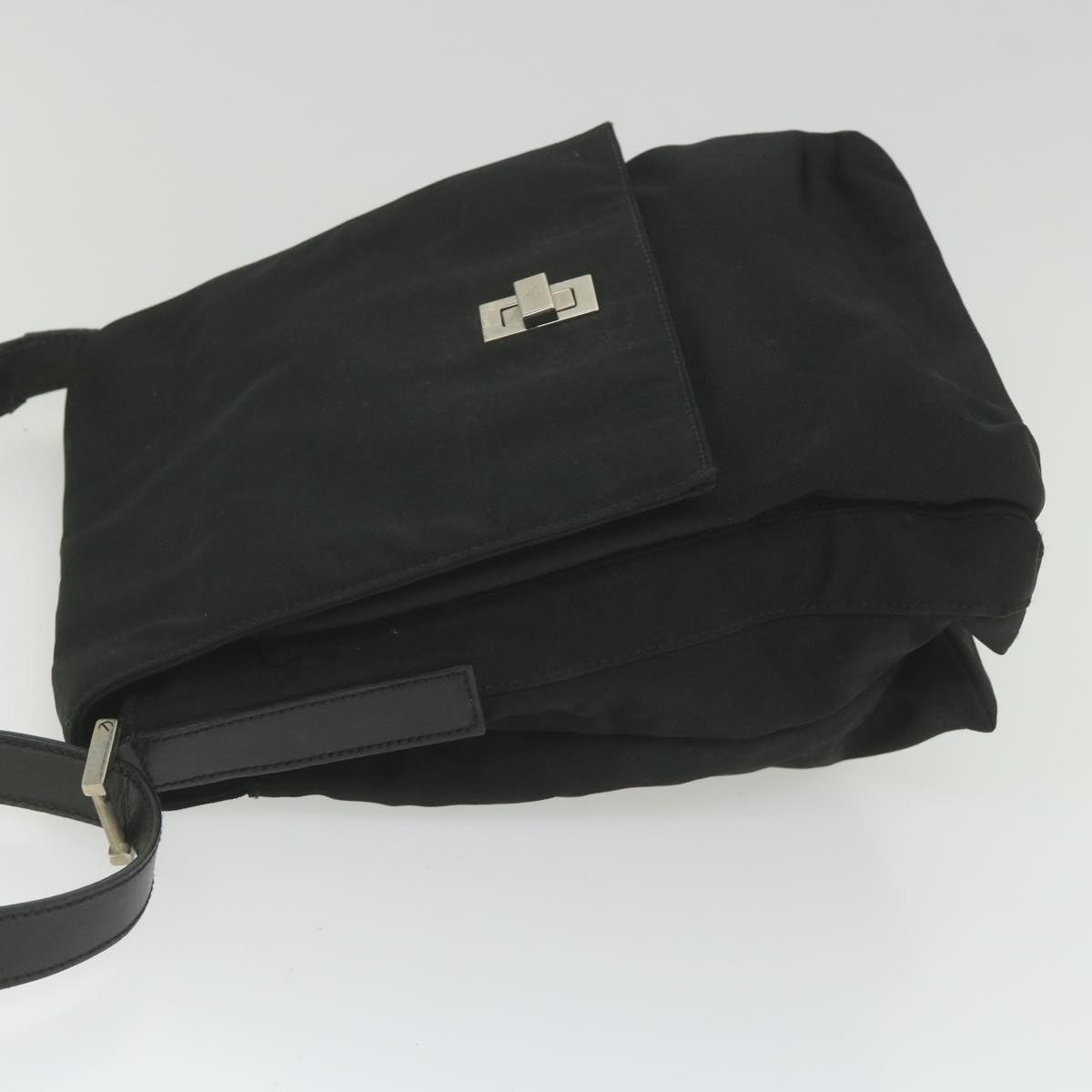 GUCCI Shoulder Bag Canvas Black 019 0336 002058 ti1359