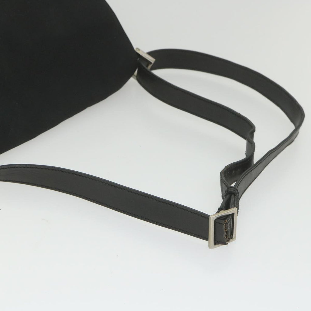 GUCCI Shoulder Bag Canvas Black 019 0336 002058 ti1359