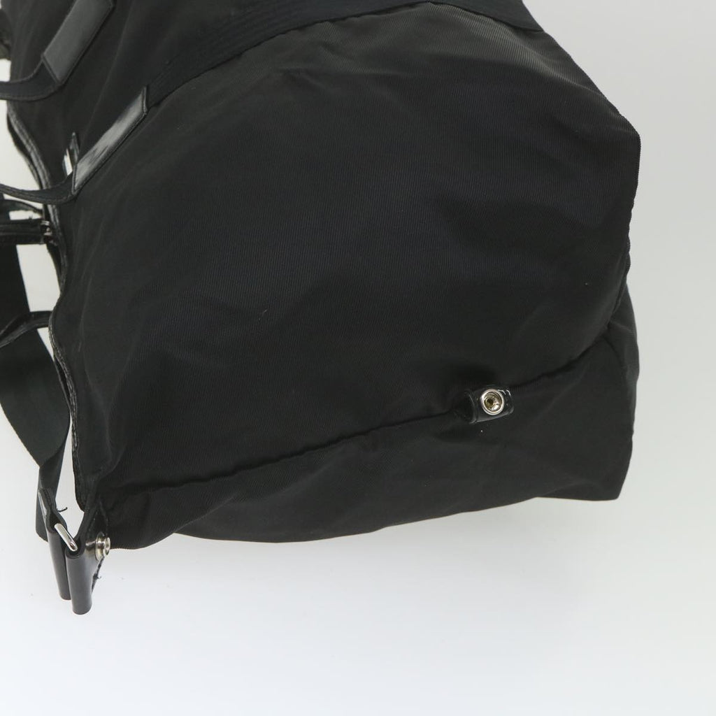GUCCI Boston Bag Canvas 2way Black ti1360