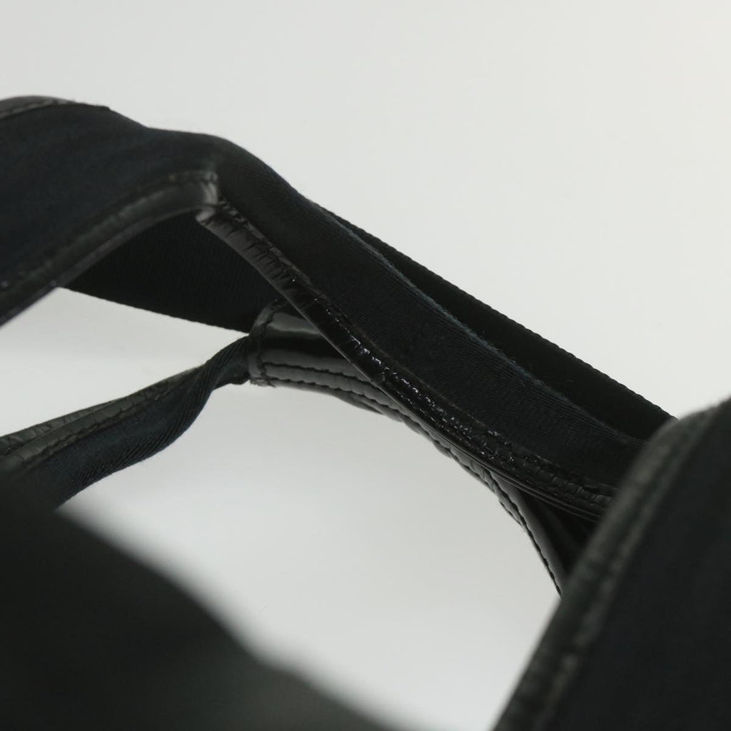 GUCCI Boston Bag Canvas 2way Black ti1360