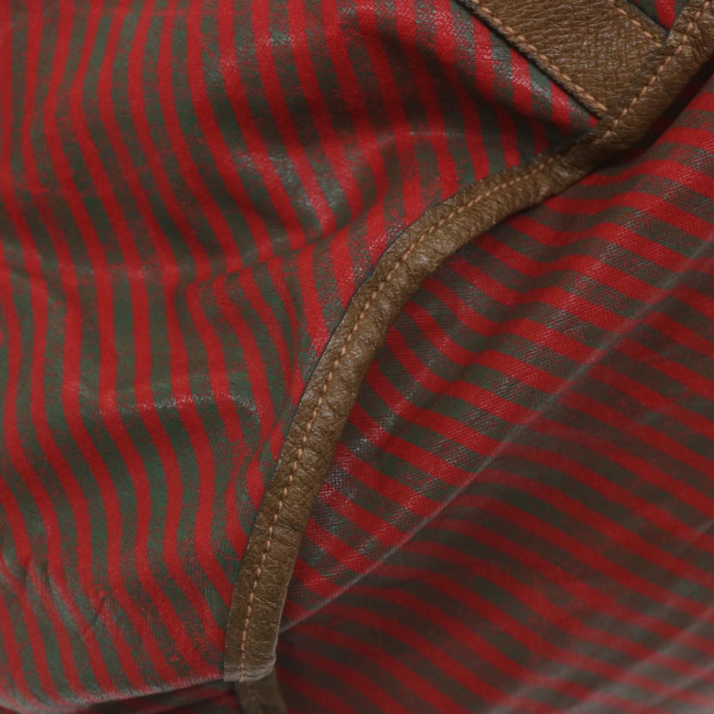 GUCCI Boston Bag Coated Canvas Red 89 19 001 ti1362