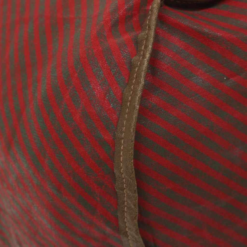 GUCCI Boston Bag Coated Canvas Red 89 19 001 ti1362