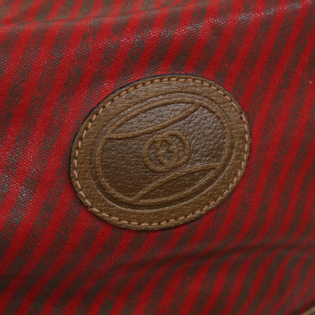 GUCCI Boston Bag Coated Canvas Red 89 19 001 ti1362