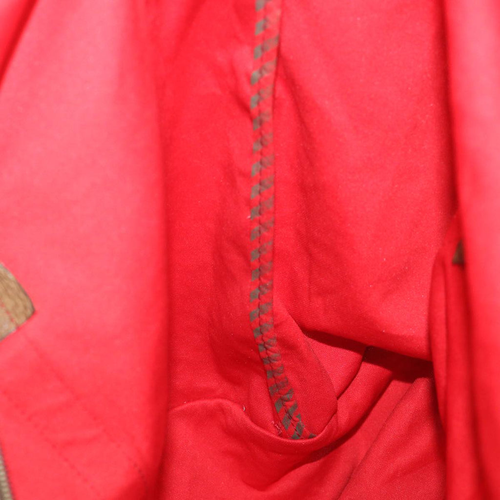 GUCCI Boston Bag Coated Canvas Red 89 19 001 ti1362