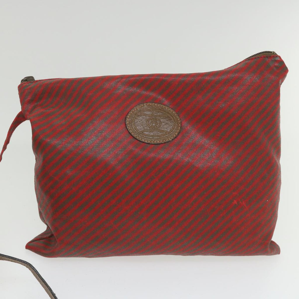 GUCCI Boston Bag Coated Canvas Red 89 19 001 ti1362