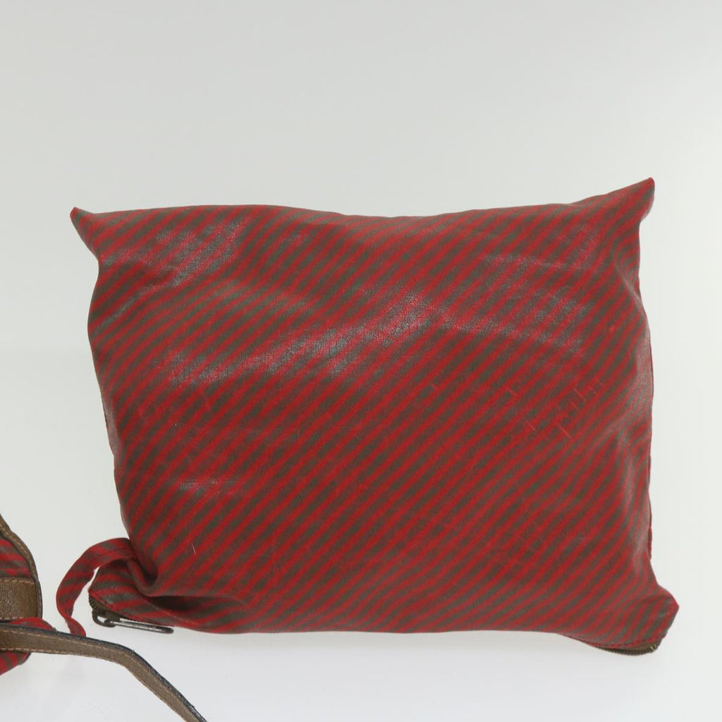 GUCCI Boston Bag Coated Canvas Red 89 19 001 ti1362