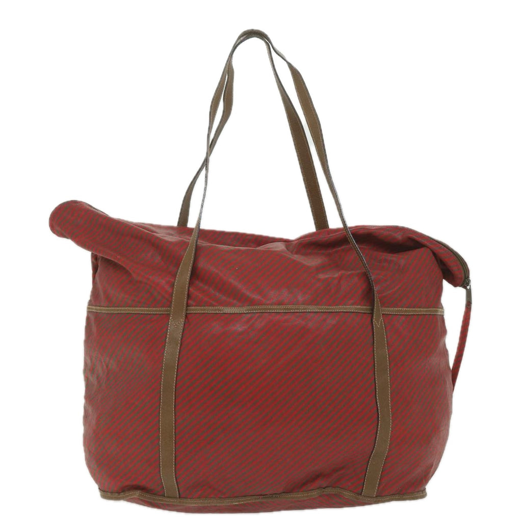 GUCCI Boston Bag Coated Canvas Red 89 19 001 ti1362