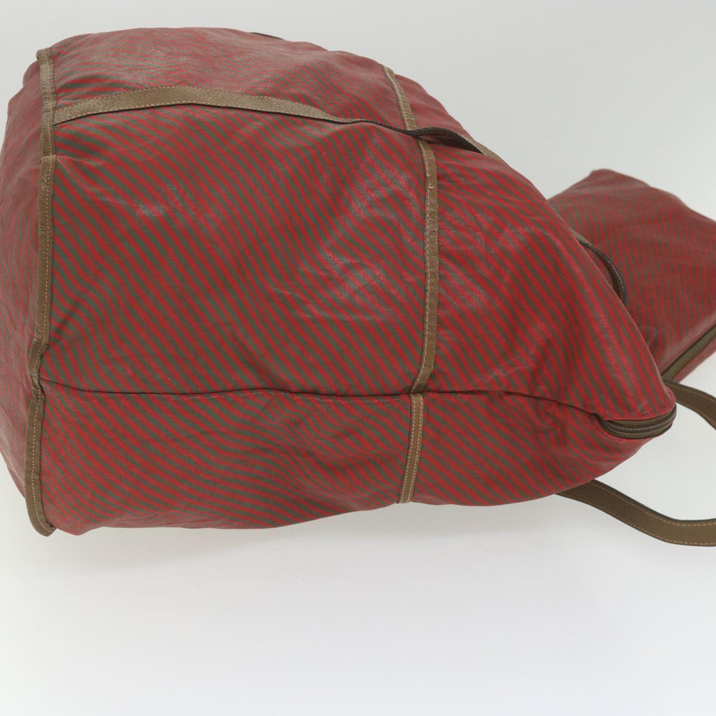 GUCCI Boston Bag Coated Canvas Red 89 19 001 ti1362