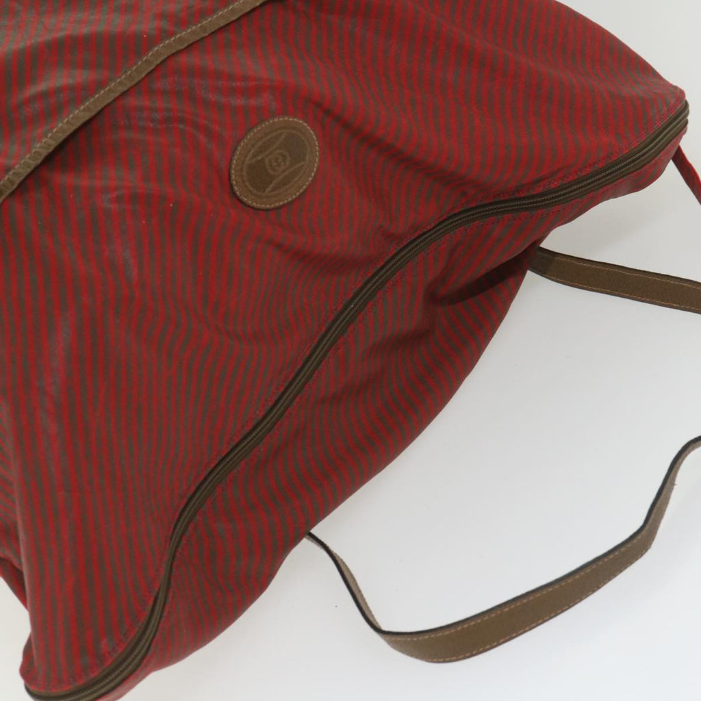 GUCCI Boston Bag Coated Canvas Red 89 19 001 ti1362
