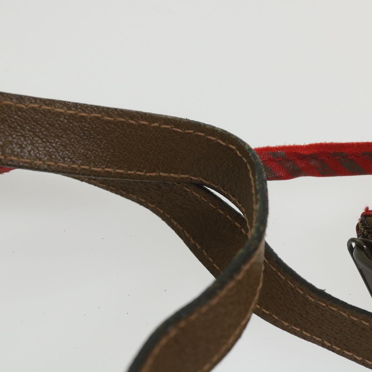 GUCCI Boston Bag Coated Canvas Red 89 19 001 ti1362